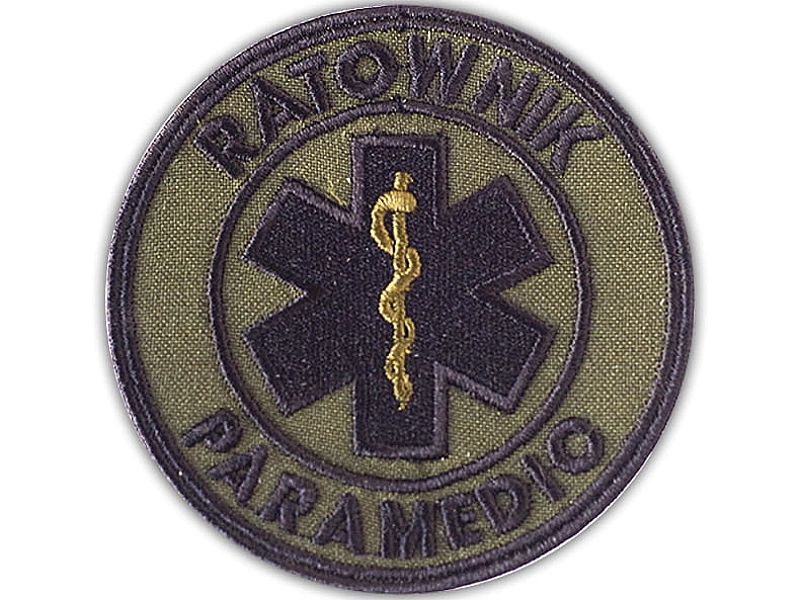 Emblemat Ratownik Paramedic Polowy