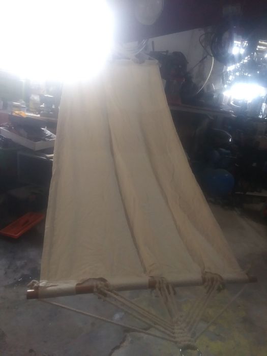 Cama de rede em tecido
