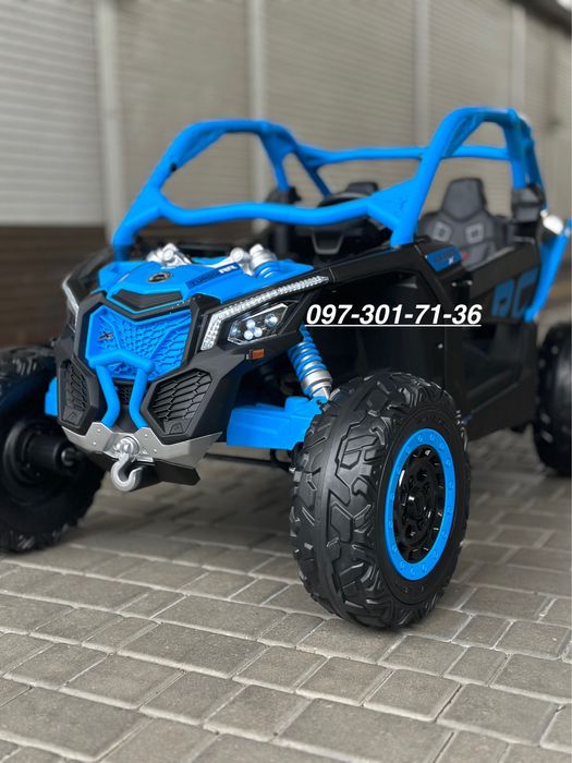 Детский электромобиль с пультом баги задний привод 24v до 100 кг