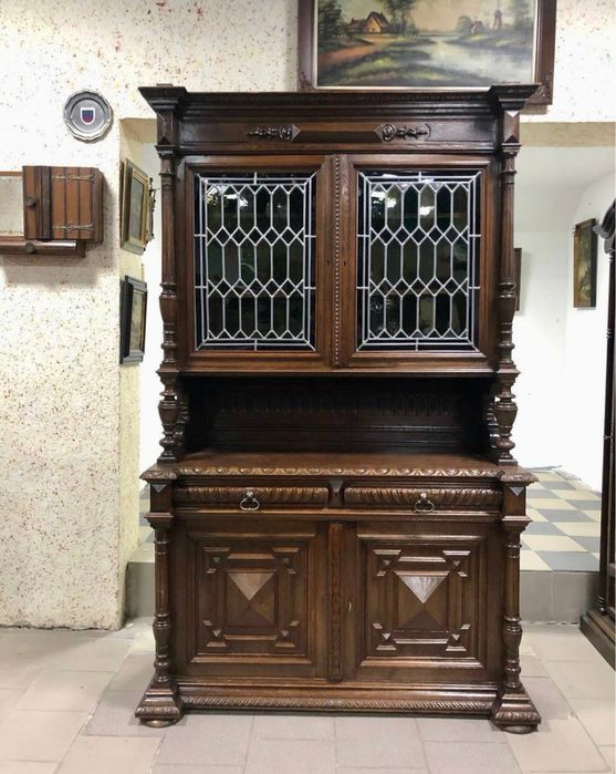 Вітрина сервант креденс дуб 3980