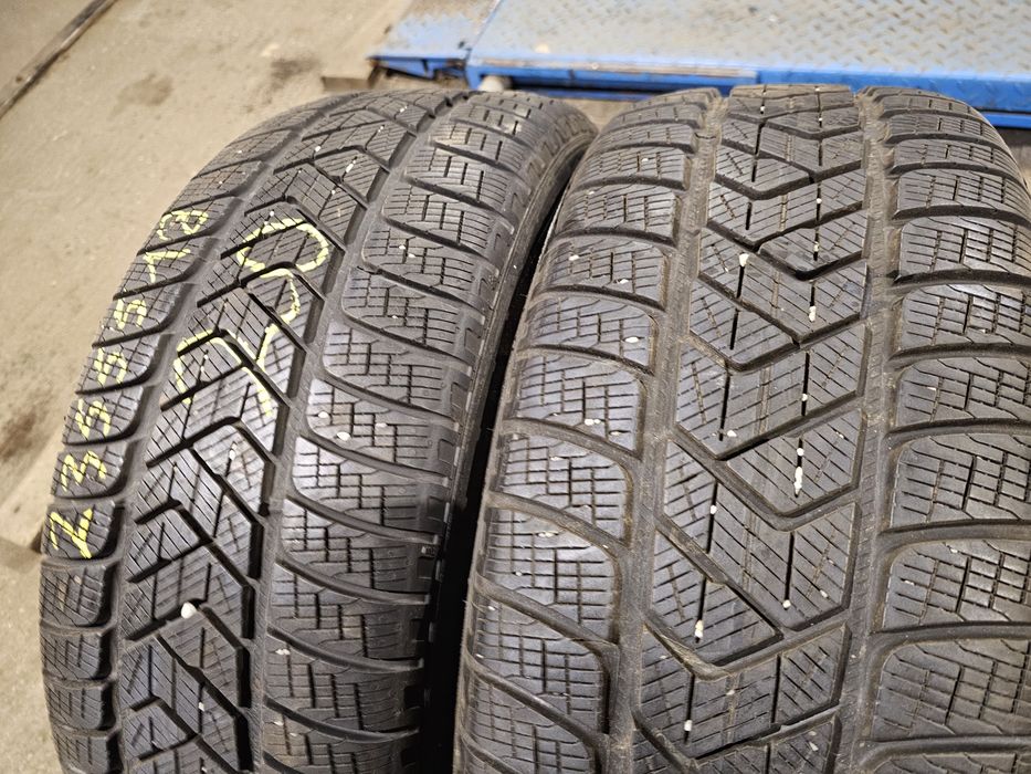 Opony Zimowe 2szt-R18 235/55-Pirelli-Montaż