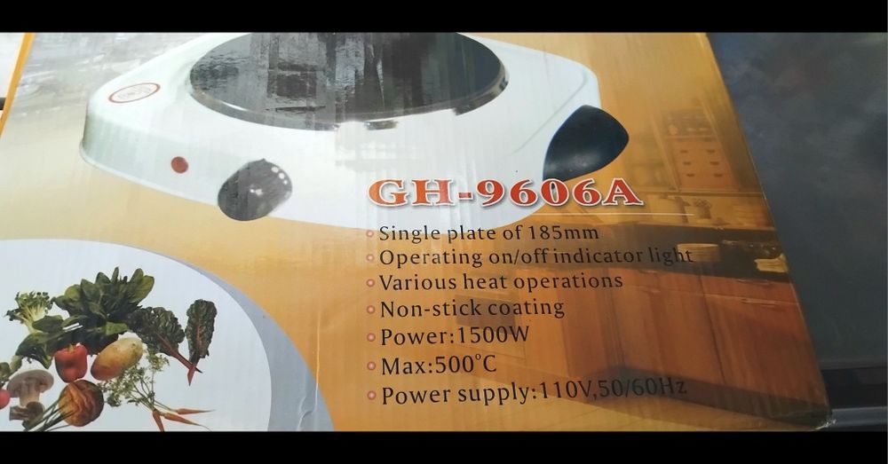 Fogão portátil eléctrico +fogão 4bocas a gás de garrafa!