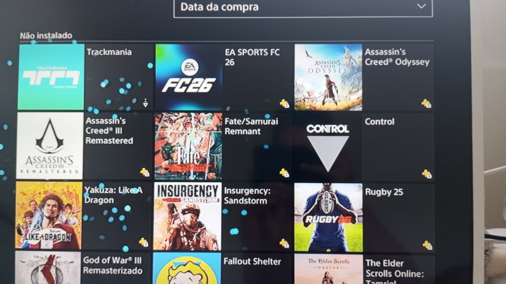 Ps4 com 47 jogos mais GTA 5