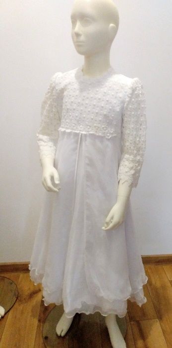 Elegancka sukienka w rozmiarze 134 Komunia, ślub, okazja