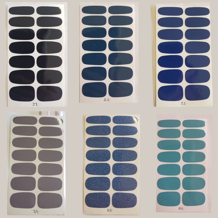 Verniz Unhas - Manicure - Auto-adesivo de Aplicação Rápida