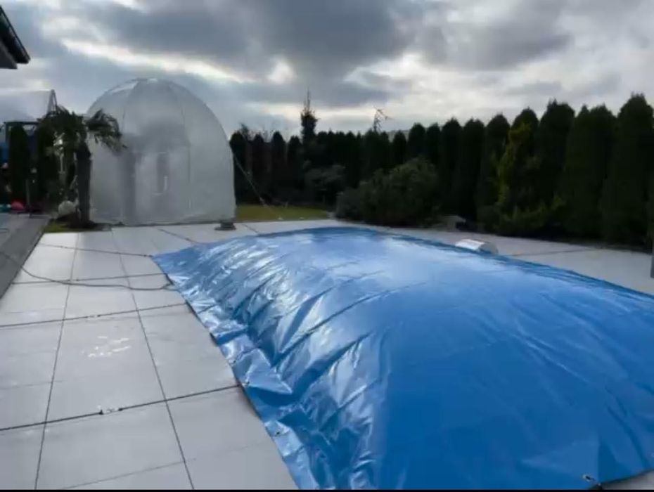 Przykrycie dmuchane do basenu