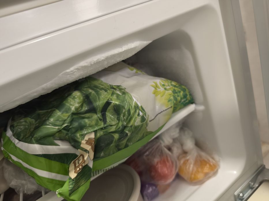 Frigorífico a funcionar