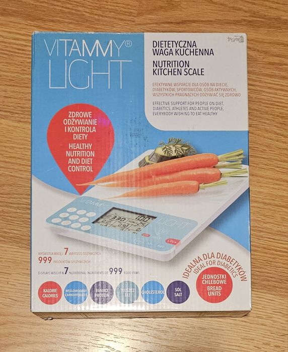 Dietetyczna waga kuchenna Vitammy Light kalorie