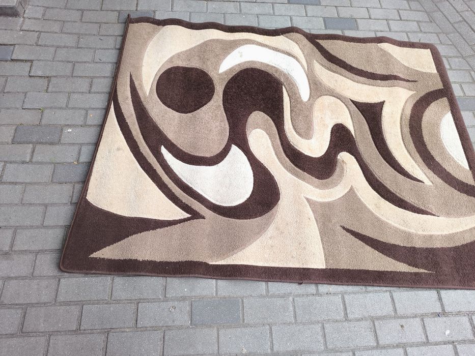 Dywan 141x190 ciemny brąz