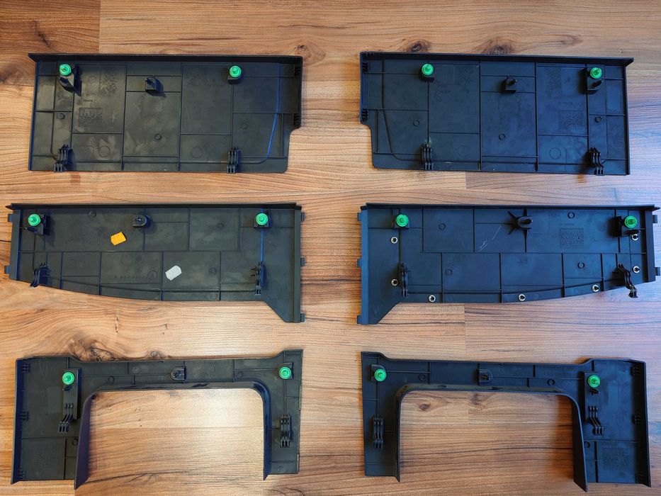 Накладки (окантовки, обшивки) пластикові тумб сидінь Віто, Віано 639.