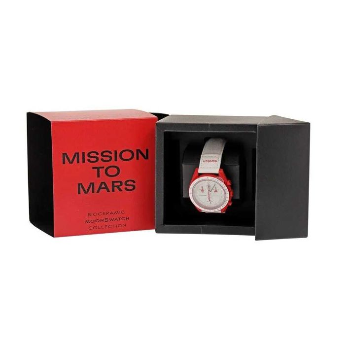 Swatch x Omega Bioceramic Moonswatch Mission to Mars