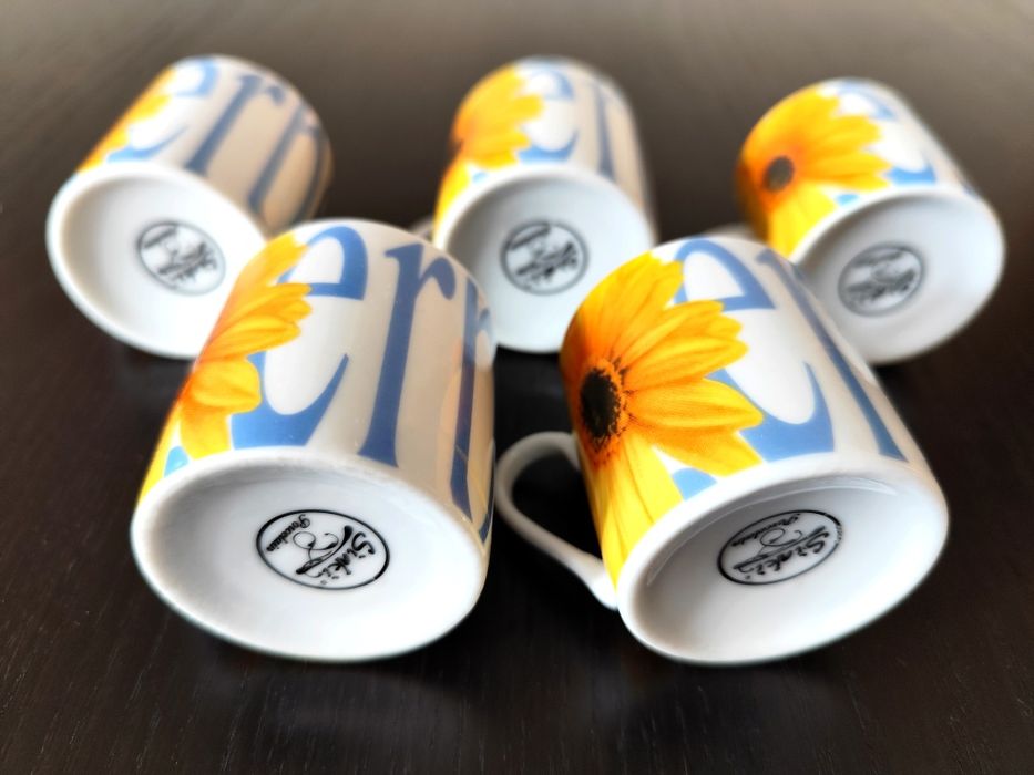 Lote de 5 Chávenas de Café - Siaki Porcelain (Novas)
