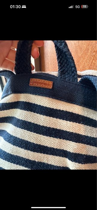 Mochila às riscas Springfield
