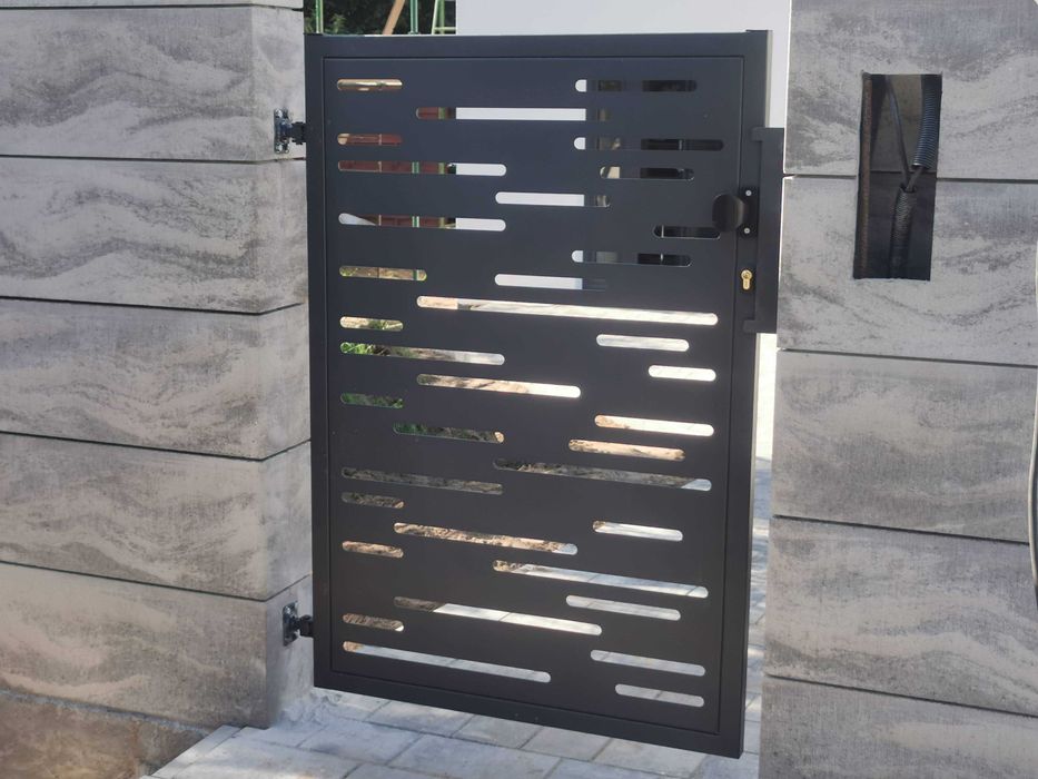 Furtka ogrodzenia CNC – nowoczesny wzór, stal ocynkowana pomorskie