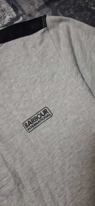 Barbour International koszulka polo męska, polówka, logo, premium
