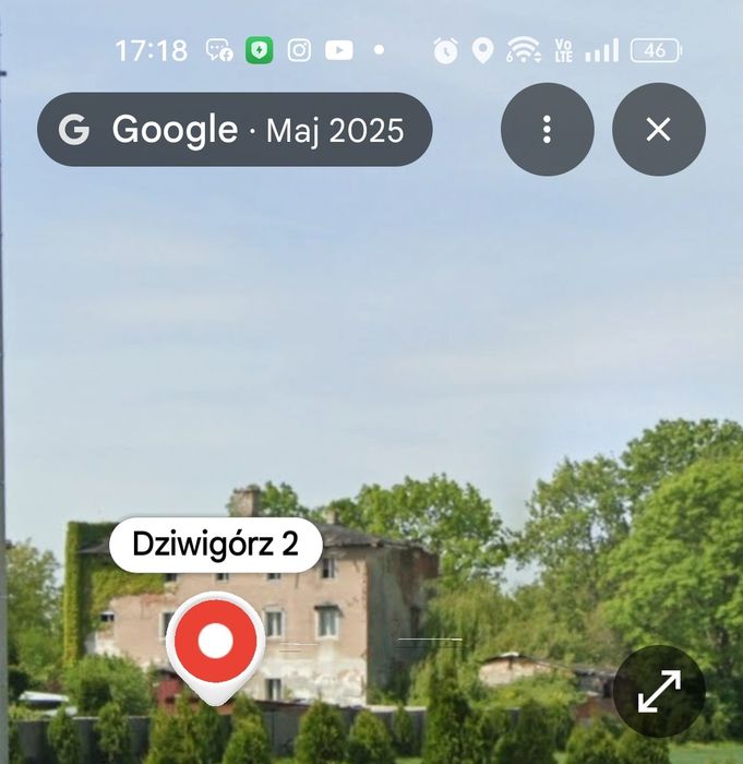 Działka budowlana,dom z cegły na wsi - Widok 2