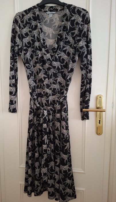 Vestido preto padrão H&M