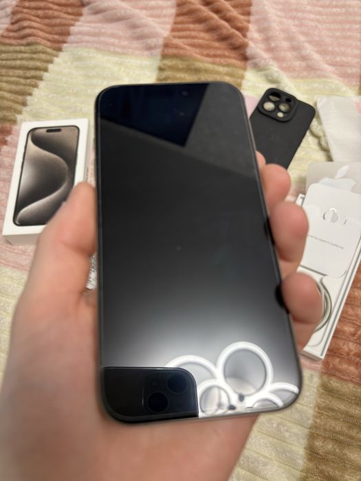 Iphone 15 pro natural titanium