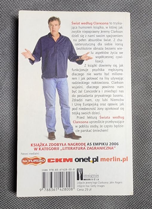Zestaw 3 ksiazek Jeremy Clarkson
