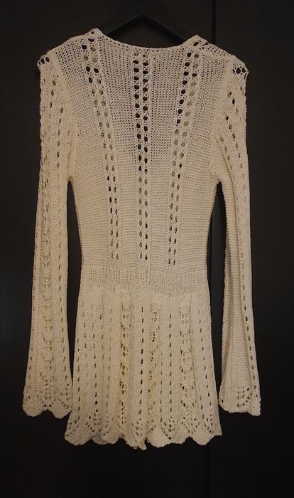 Vestido juvenil creme