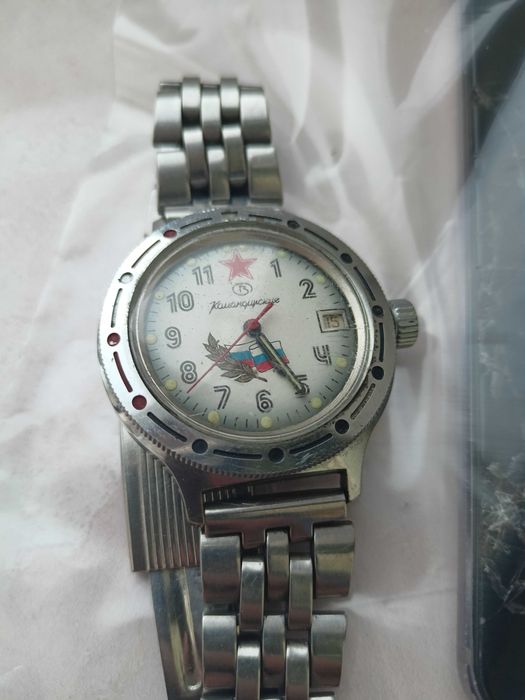 Часы Командирские водонепроницаемые