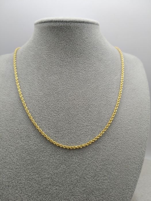 Złoty Łańcuszek Kordel 50cm Pr.585 Nowy Zapraszamy