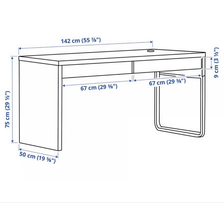 Secretária Micke IKEA