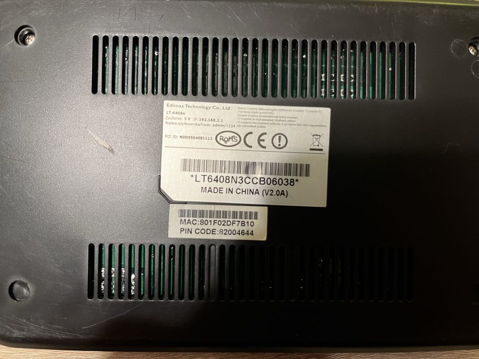 Router Edimax LT-6408n
