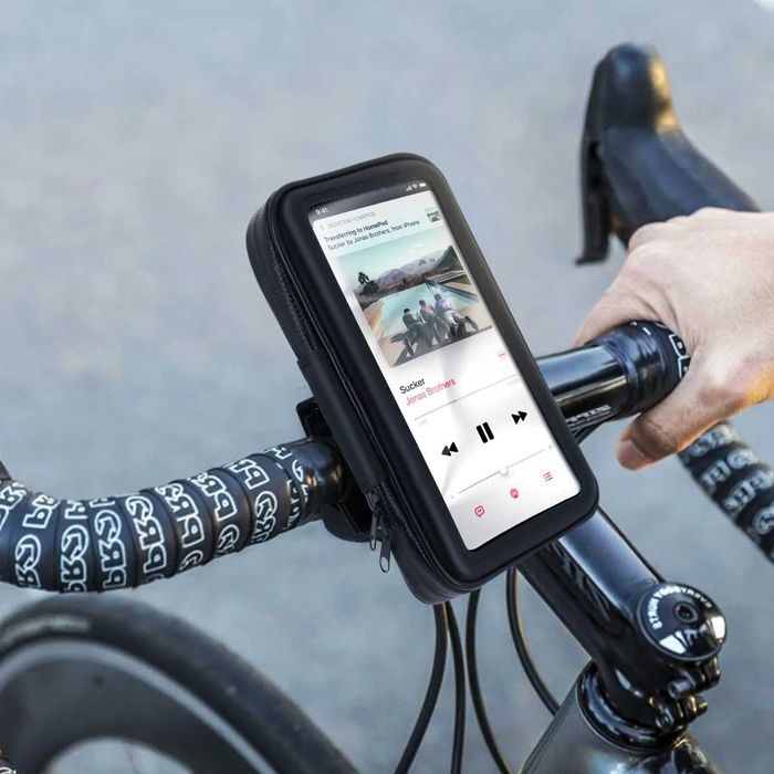 Suporte de telemóvel para bicicleta, novo em caixa.