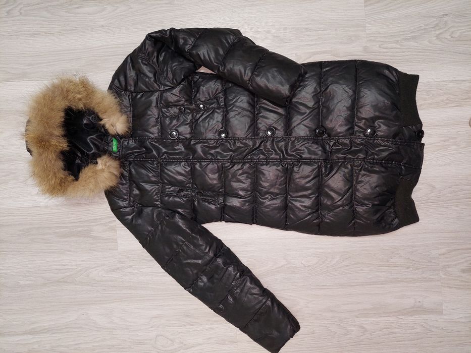 Зимовий пуховик, пухове пальто Benetton