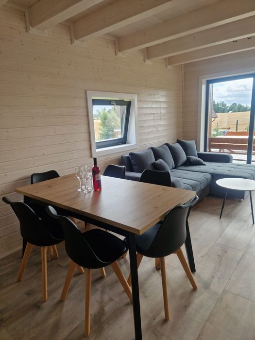 Domek nad jeziorem Gowidlińskim ( 8 osobowy )- balia i sauna!