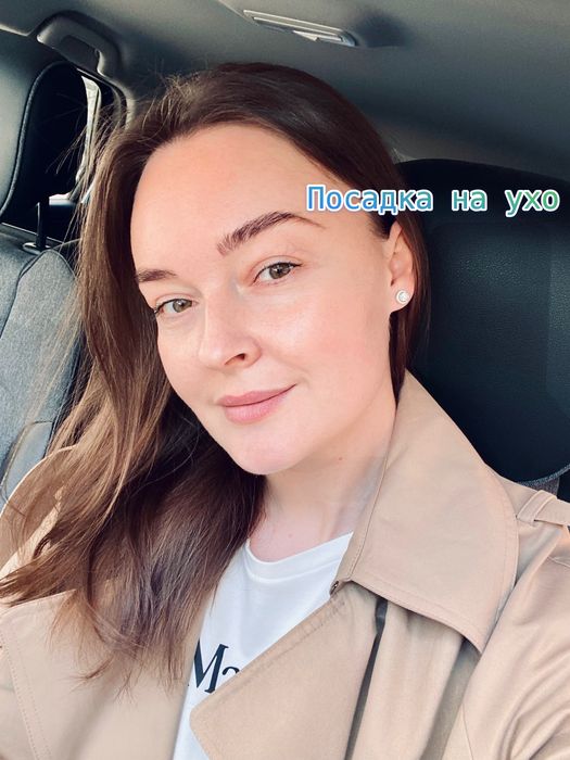 Нежные серебряные сережки с бриллиантами муассанитами