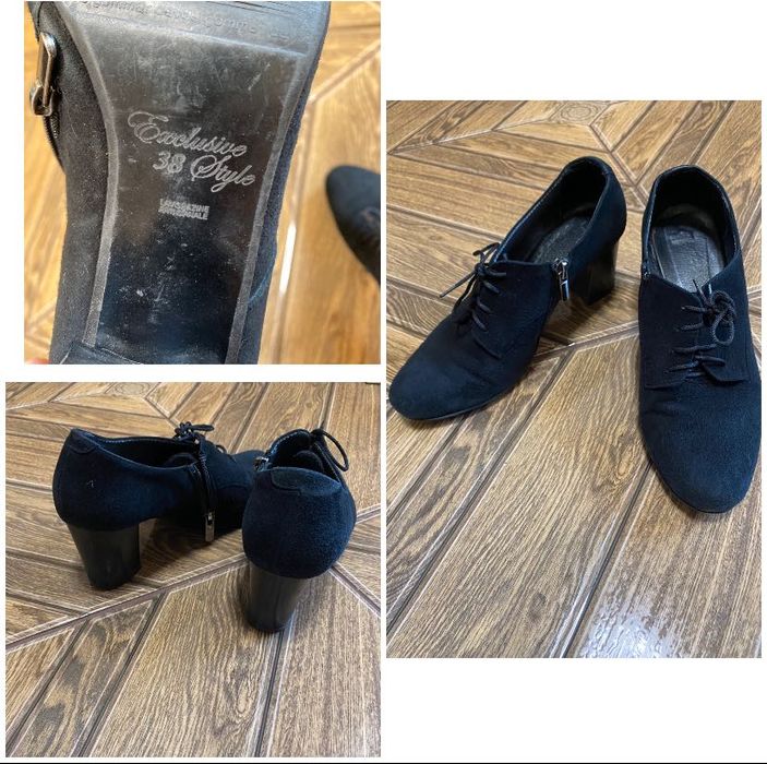 Замшеві туфлі на замочку
