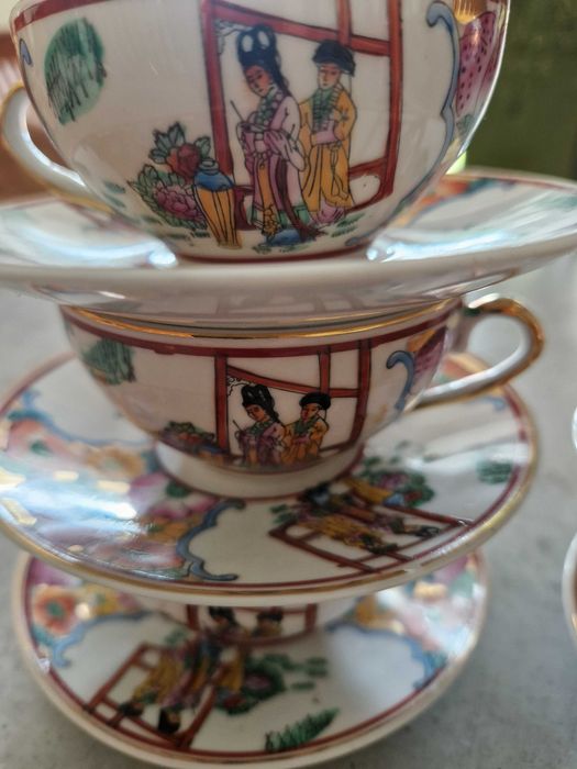 Conjunto de chávenas em porcelana chinesa425518923808788484