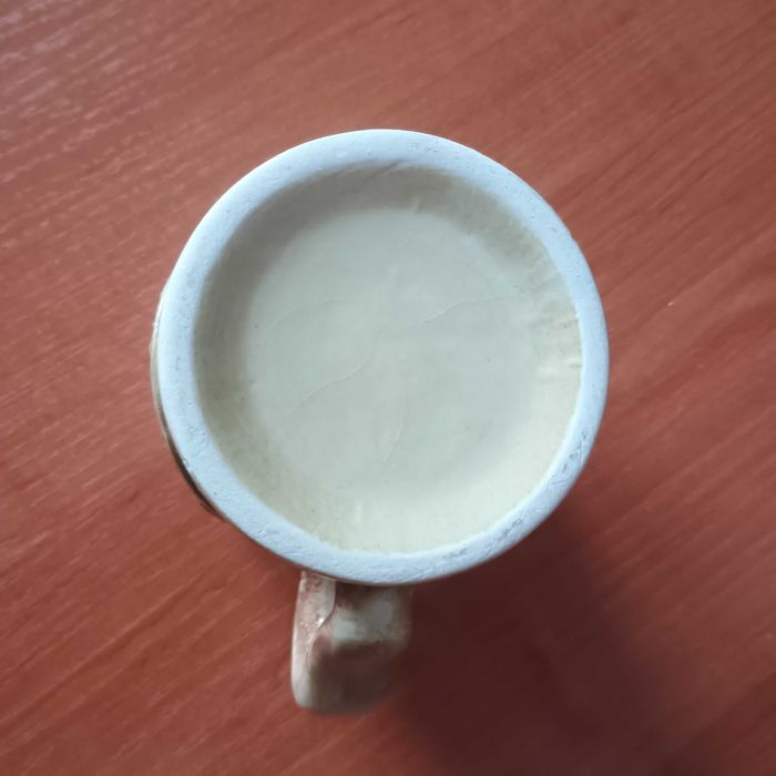 Ceramiczny kubek rzeźbiony BIESZCZADY