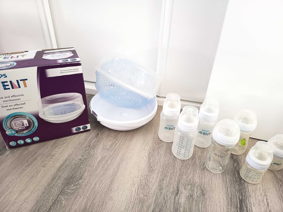 Esterilizador Philips Avent + biberons