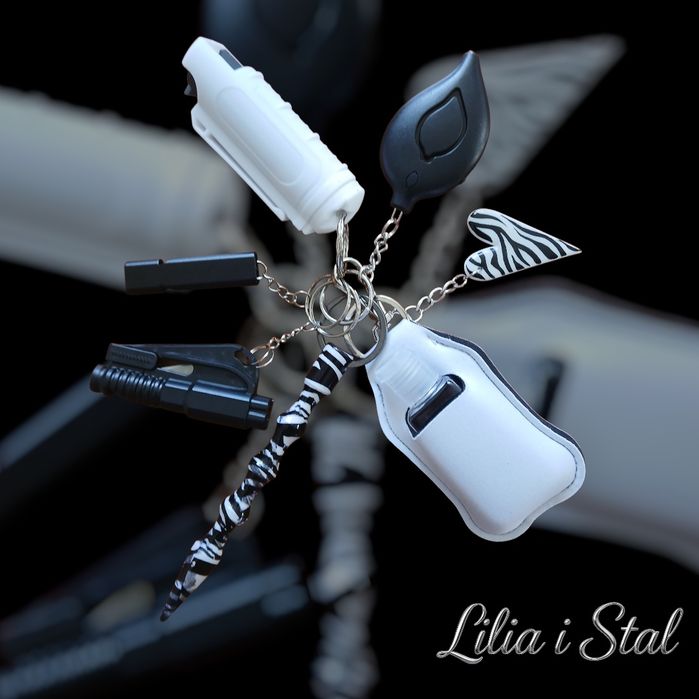 Zestaw breloków funkcjonalnych