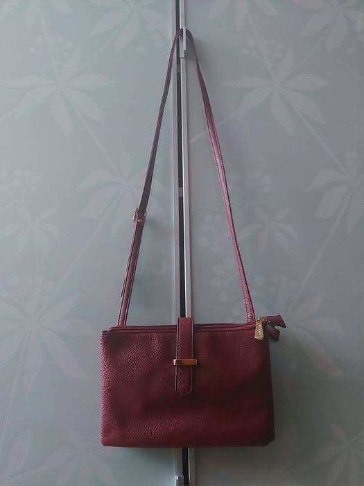 Nowa bordowa torebka CCC