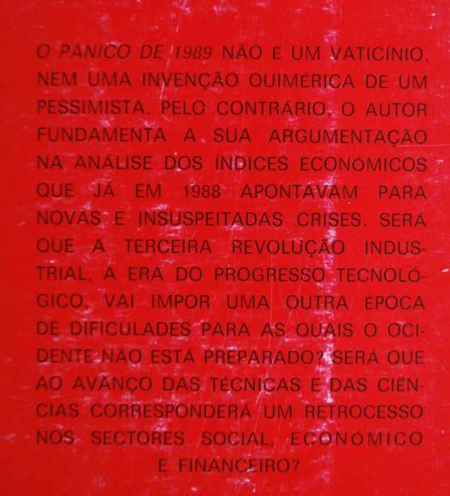 O Pânico de 1989 de Paul Erdman
