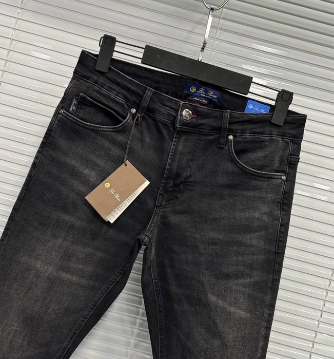 Джинси Loro Piana чорні чоловічі джинси лоро піана чорні чоловічі