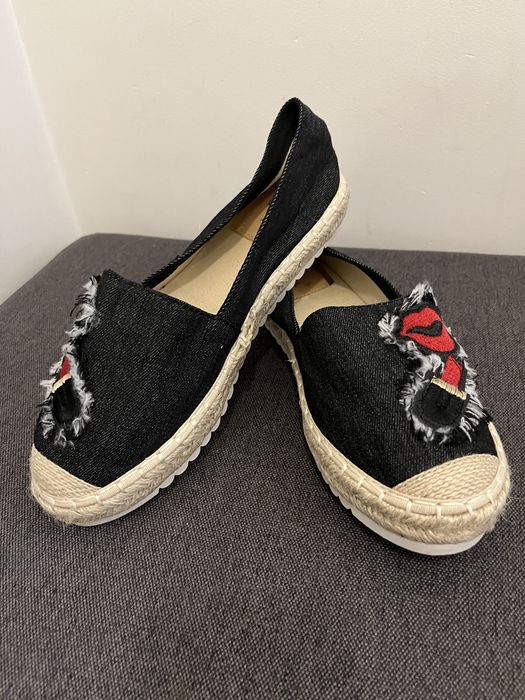 Espadryle nowe - usta