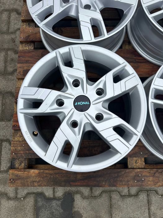 5x160 7j x 17" et53 Ford Custom komplet alufelgi z czujnikami ciśnieni