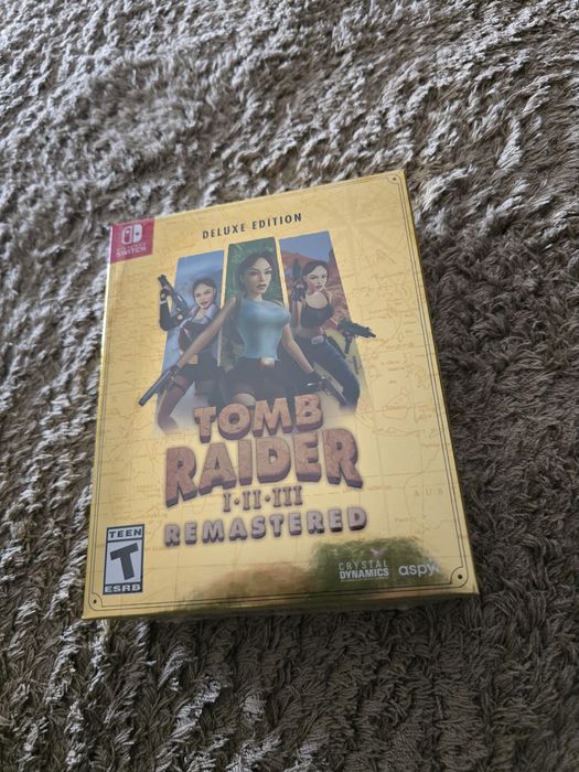 Jogo tomb raider 1-3 coleccionador para switch