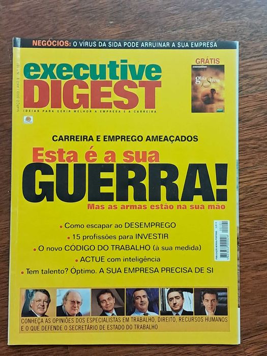 Revistas de Marketing e Gestão - Executive Digest e outras
