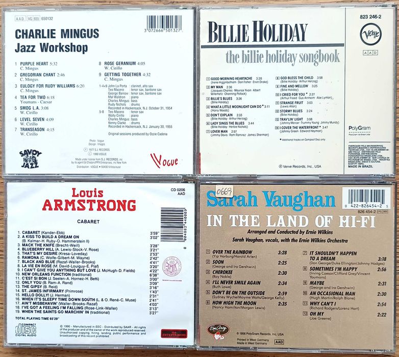 CDs de Jazz vários