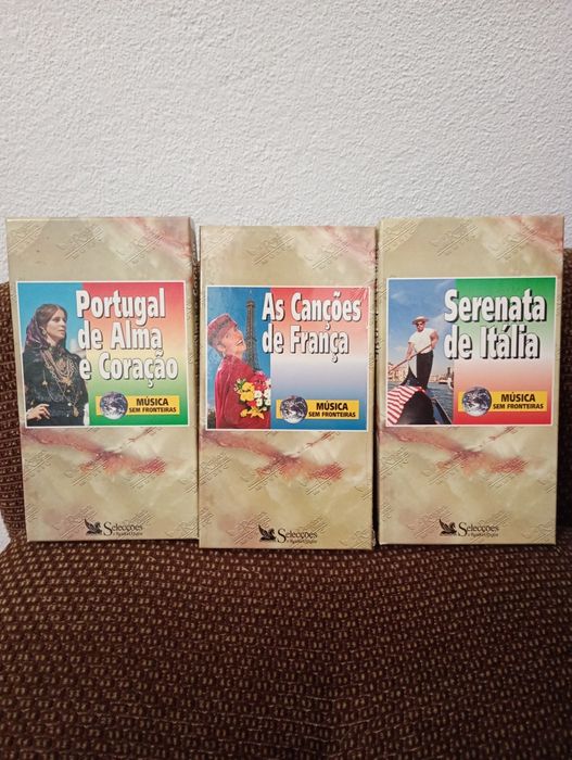 Cassetes aúdio música sem fronteiras do rider's digest