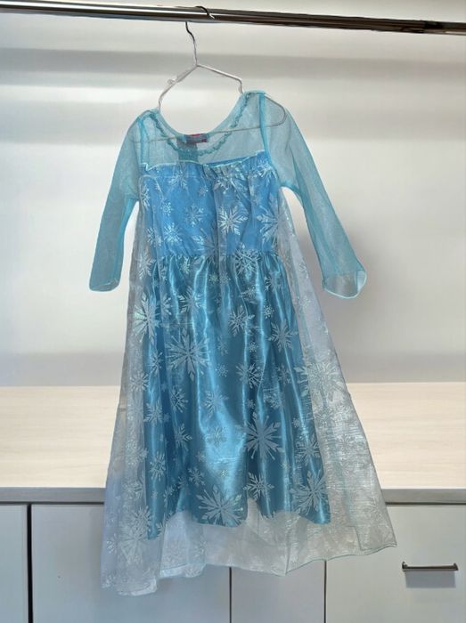 Сукня Ельзи на 3 4 5 6 7 8 9 років костюм Ельза Эльза плаття голубе