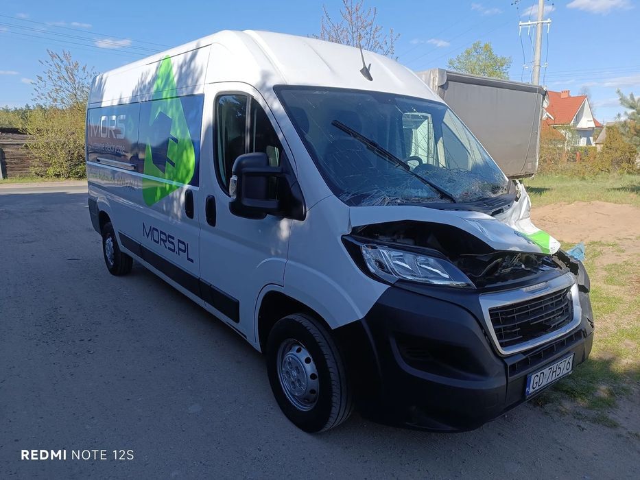 Peugeot Boxer  Boxer 2023r 40tys km l3h2 długi salon Polska uszkodzony