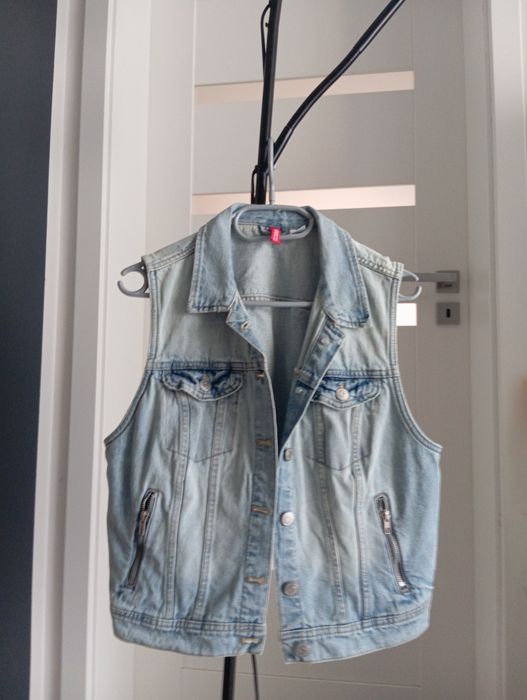 Kamizelka jeansowa damska H&M