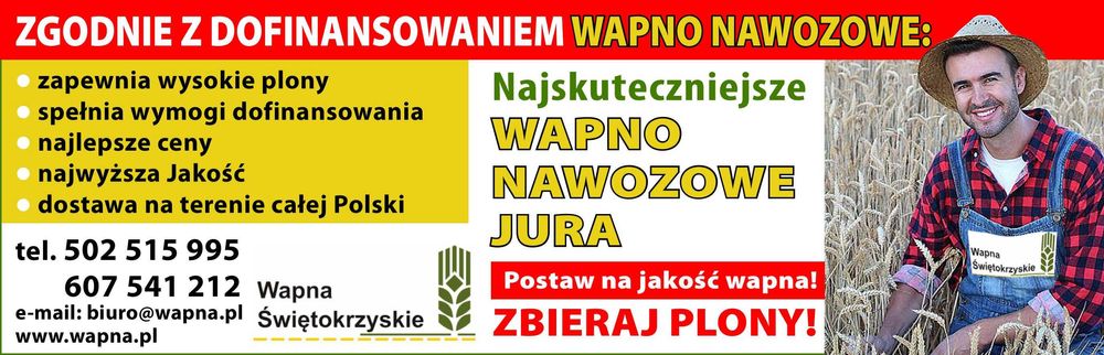 Wapno nawozowe magnezowe, węglanowe, Tlenkowe, Kreda ECO -Hurt !!!